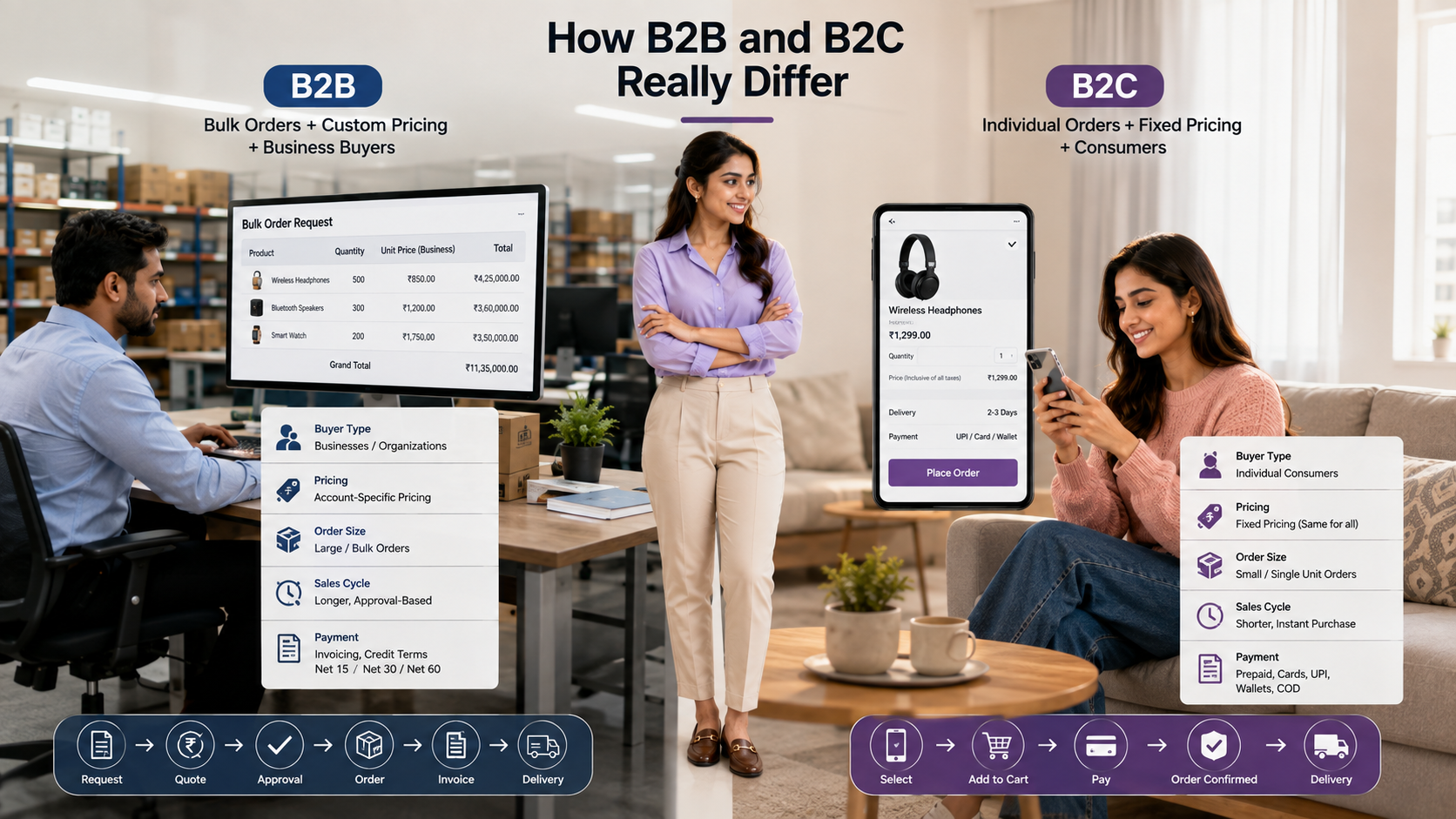 Different Customers. Different Ecommerce Needs.