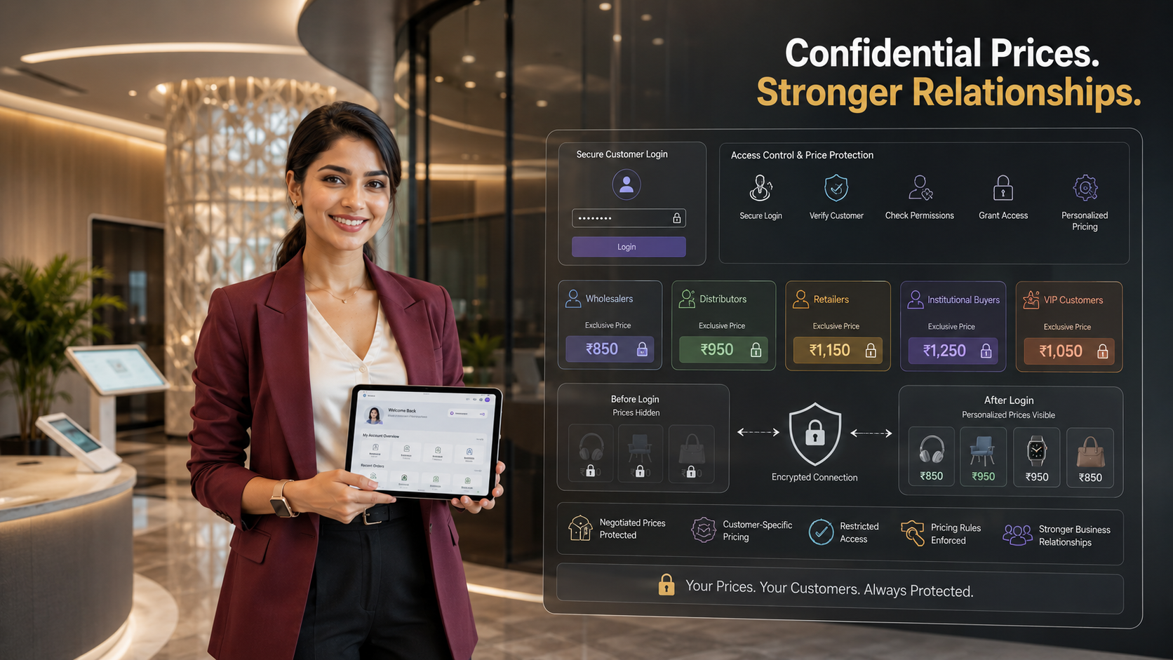 Confidential Prices. Stronger Relationships