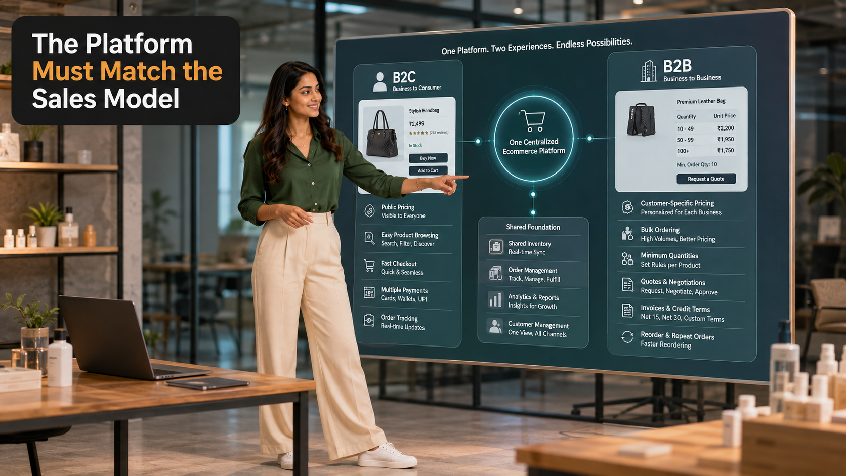 Different Commerce Models, Different Requirements
