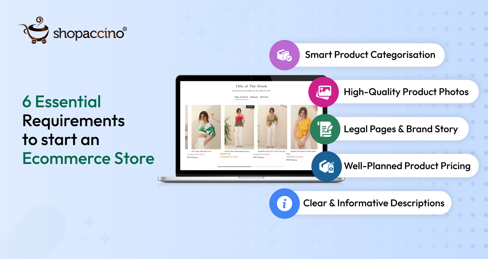 6 Essential requirements to start an ecommerce store