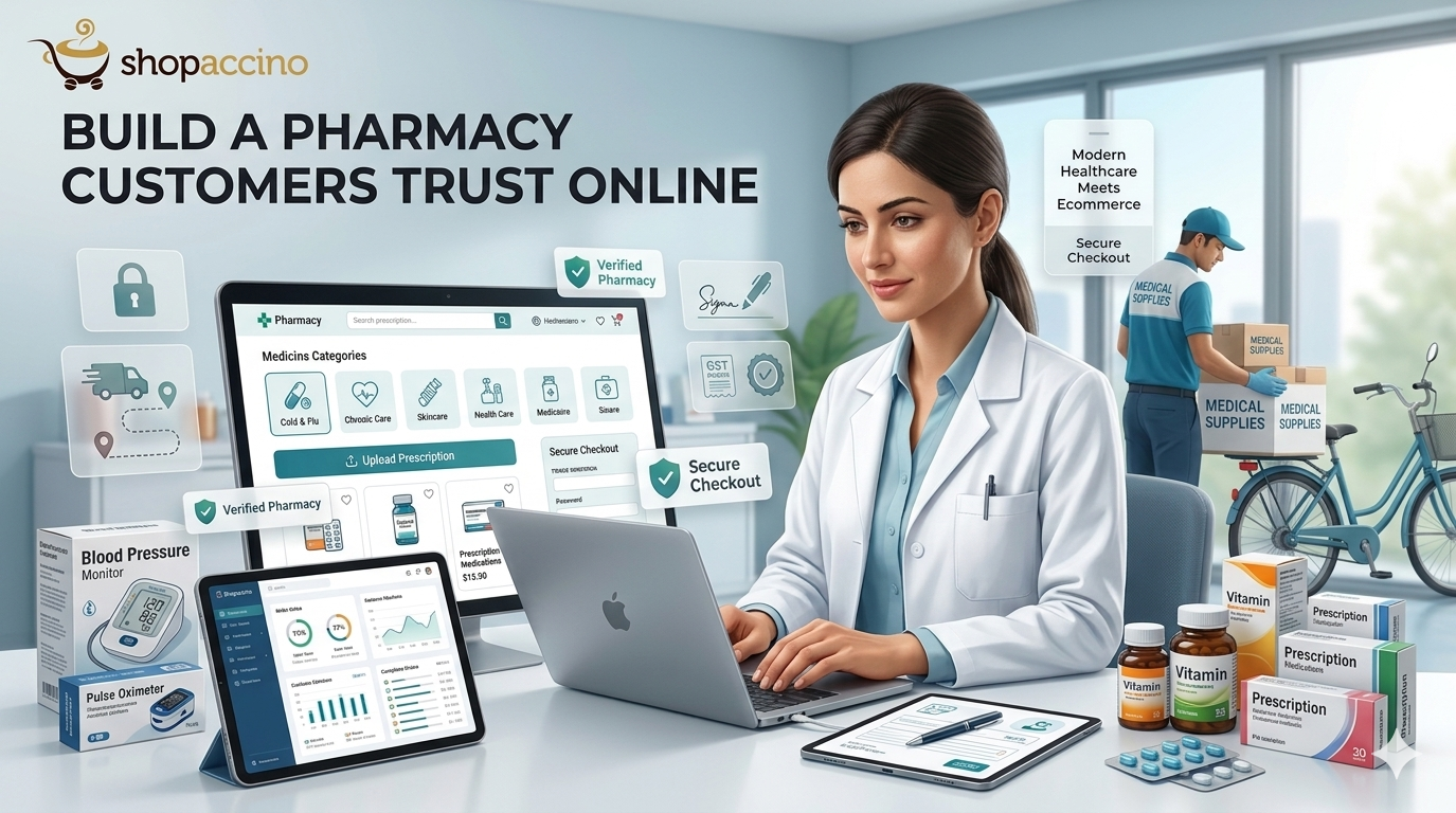 How to Build a Website to Sell Pharmacy Products Online