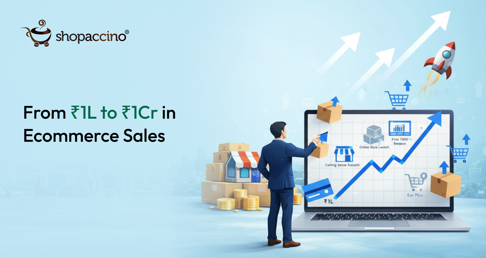 How to Scale Your Ecommerce Store from ₹1L to ₹1Cr in Sales — Strategies That Actually Work