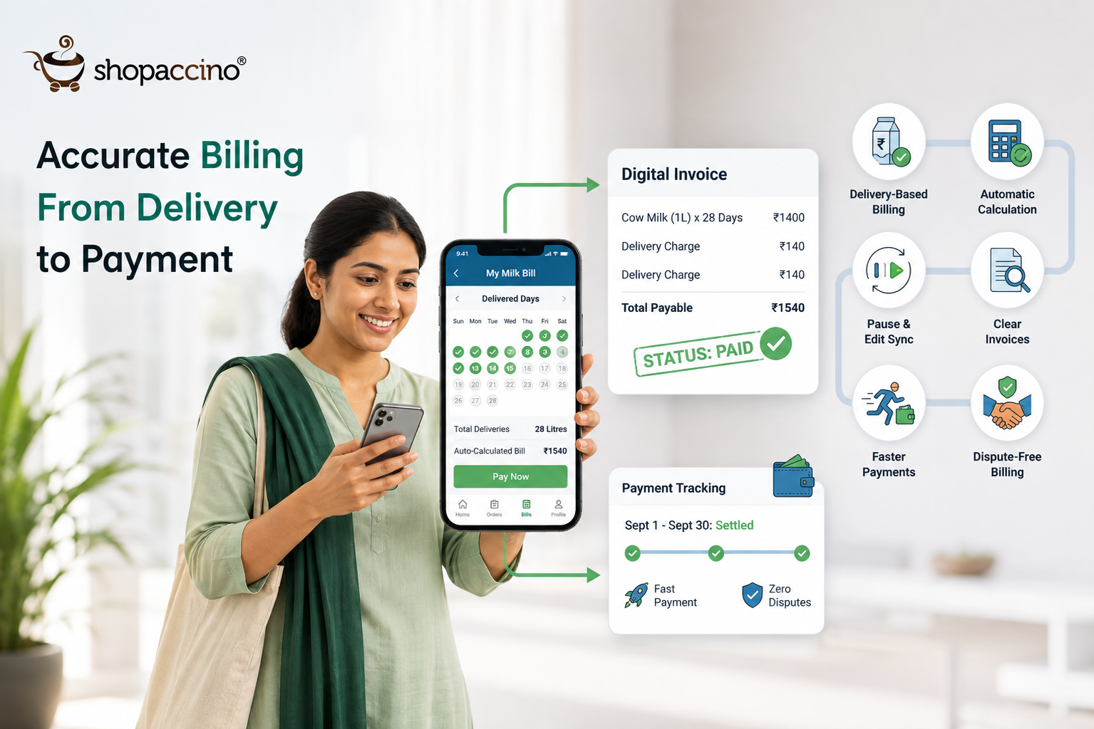 From Delivery to Payment: How Milk Apps Ensure 100% Billing Accuracy