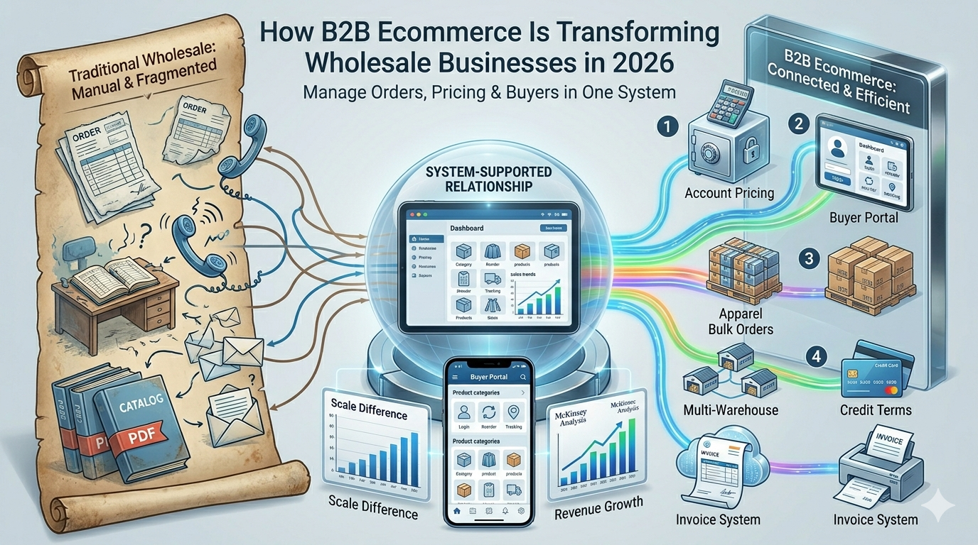 How B2B Ecommerce is Transforming Wholesale Businesses in 2026