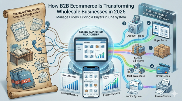 How B2B Ecommerce is Transforming Wholesale Businesses in 2026