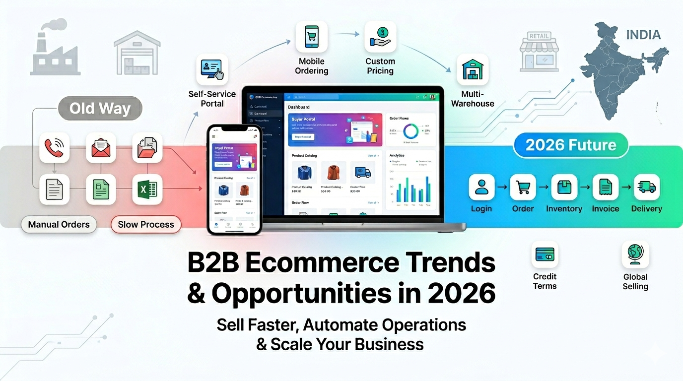 B2B Ecommerce Trends, Technologies & Opportunities: The 2026 Guide Every Manufacturer, Wholesaler & Distributor Needs