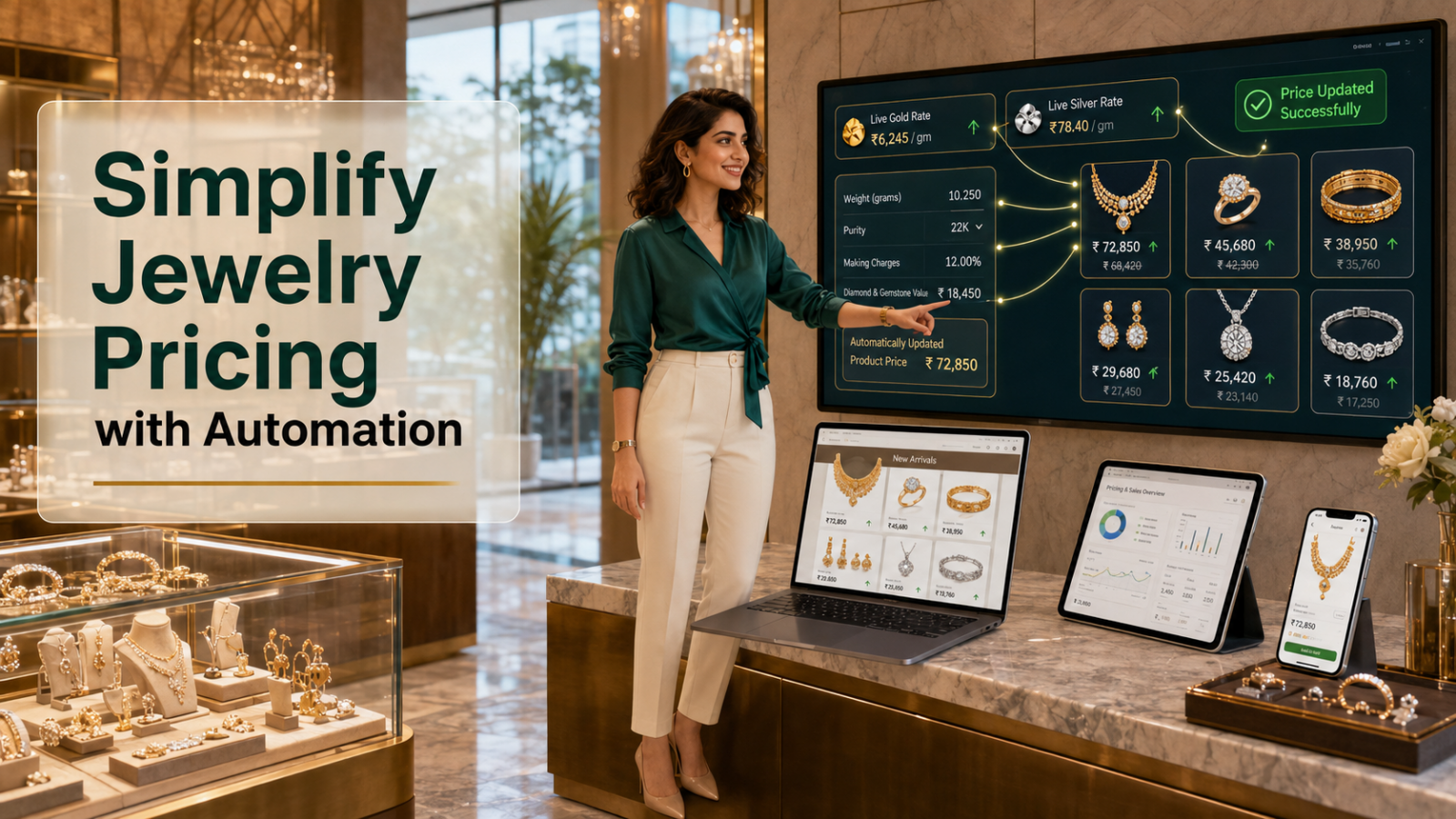 How to Automatically Update Gold and Silver Prices on Your Online Jewelry Store with JewelFlex