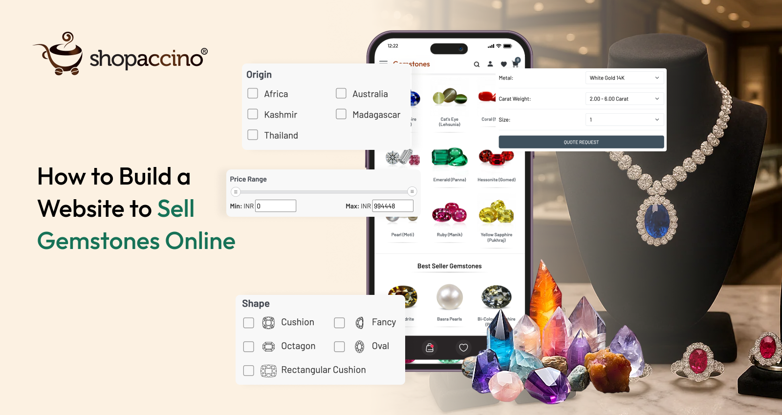How to Build a Website to Sell Gemstones Online
