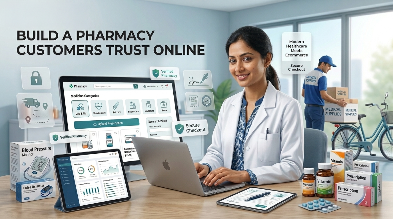 How to Build a Website to Sell Pharmacy Products Online