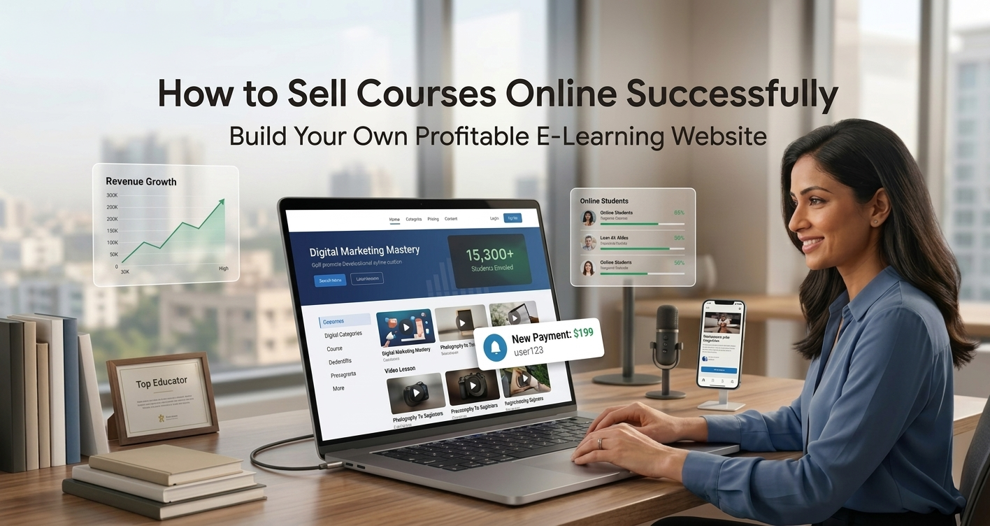 How to Sell Courses Online and Build a Profitable E-Learning Business
