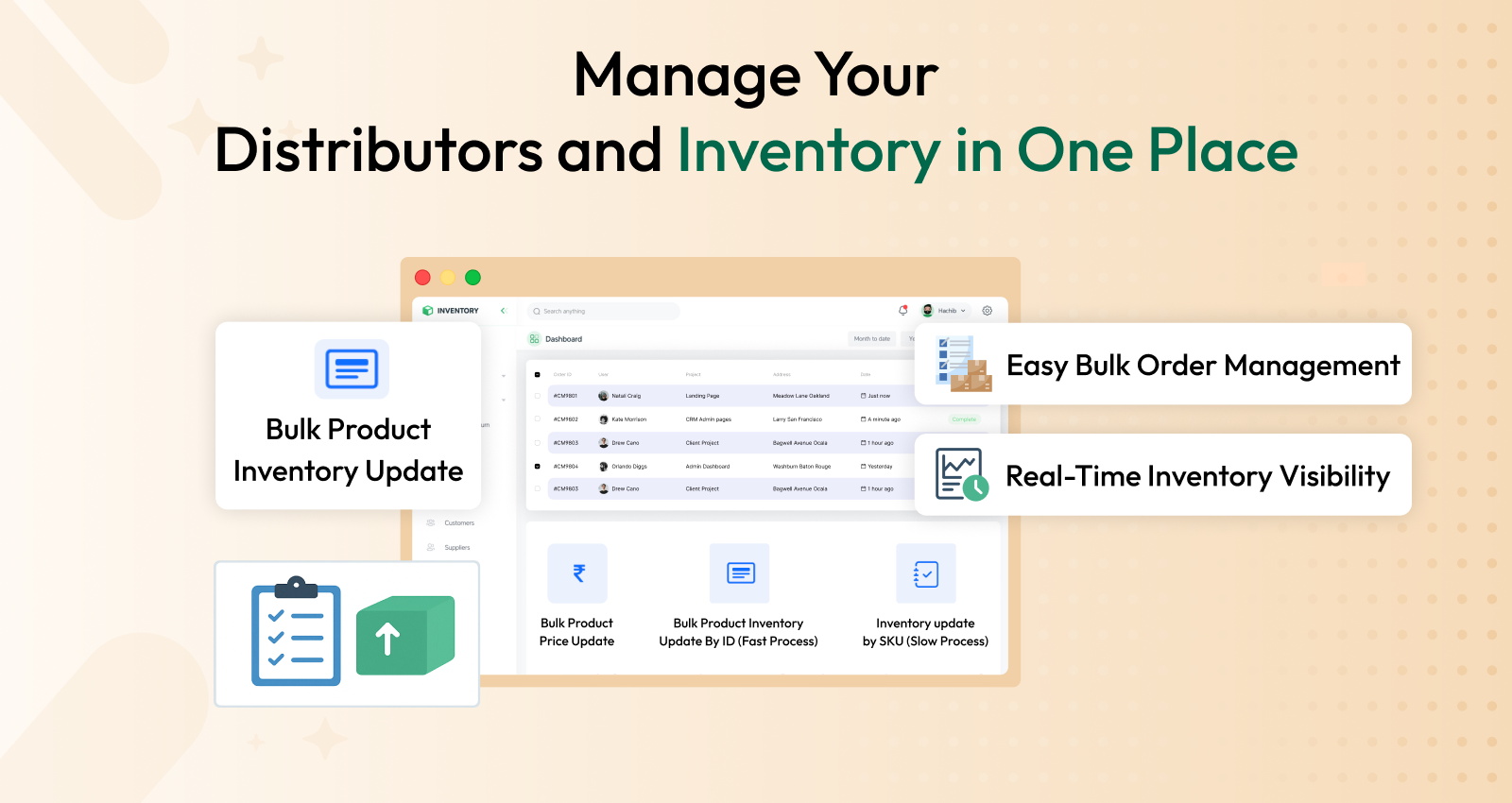 How to Manage Distributors, Bulk Orders & Inventory — All from One Dashboard