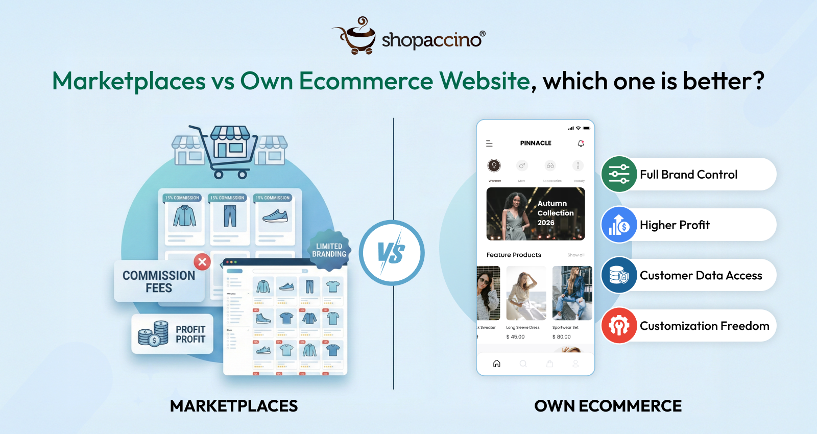 Marketplaces vs Own Ecommerce Website, which one is better?