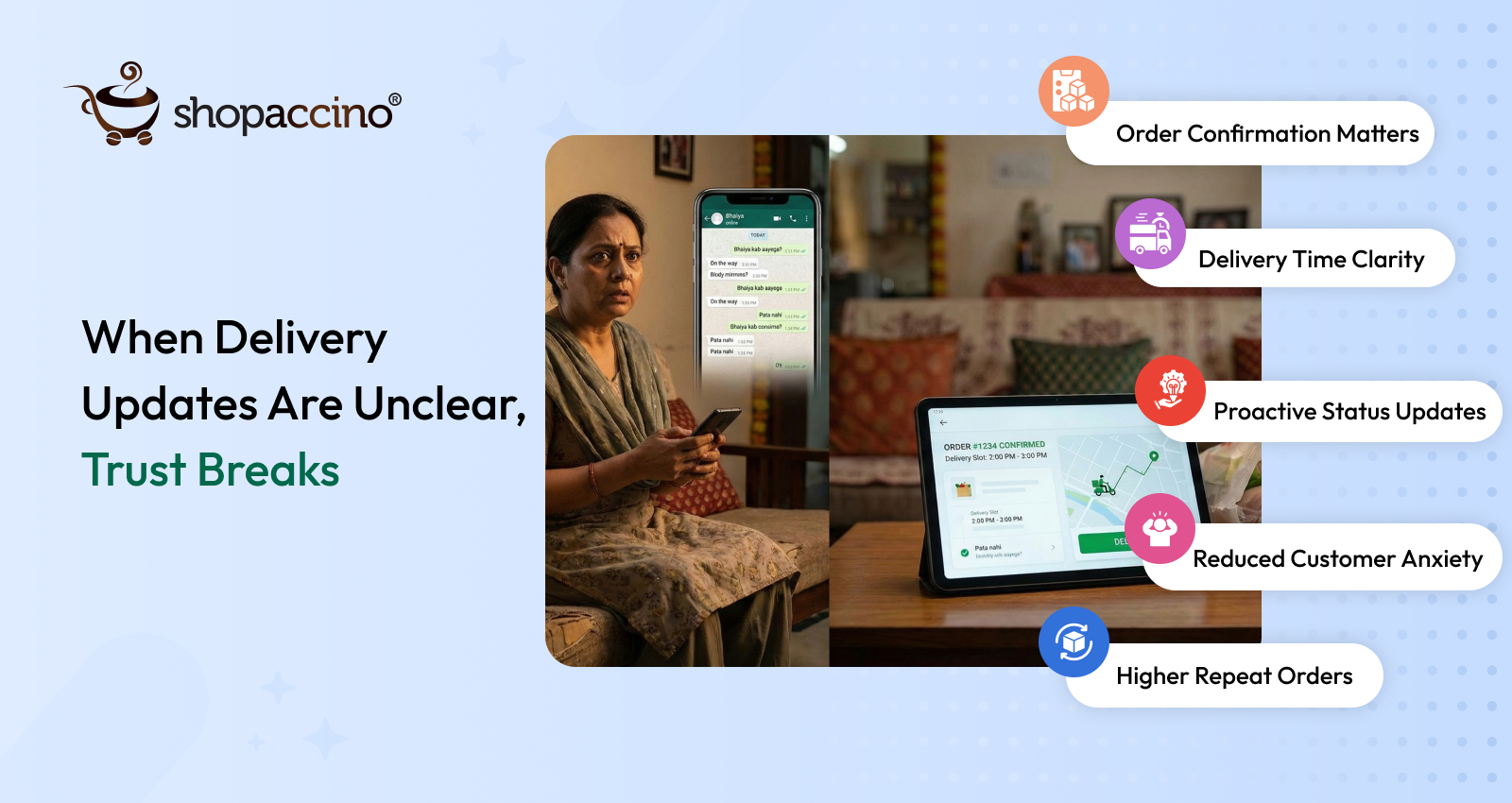 Why Grocery Stores Lose Customer Confidence When Delivery Communication Is Unclear