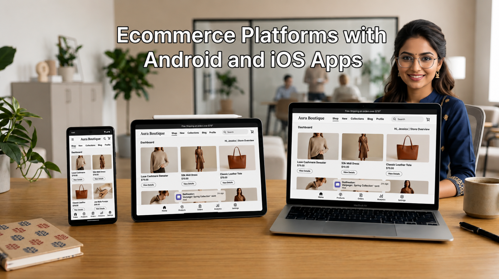 Which Ecommerce Platforms Offer Built-In Android and iOS App?