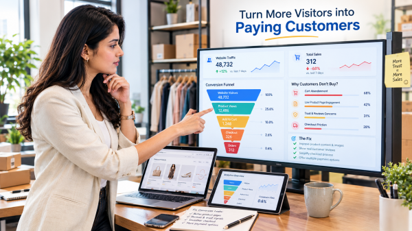 Why Your Ecommerce Store Gets Traffic but No Sales (And How to Increase Ecommerce Sales)