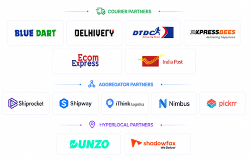 Courier & logistics partners