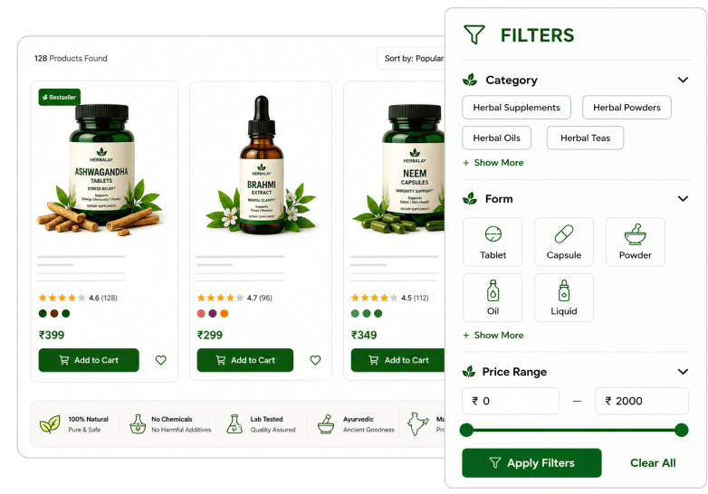 Advanced Search & Filter