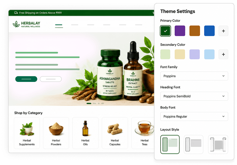 Custom Themes & Branding