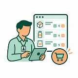 Sales representative ordering