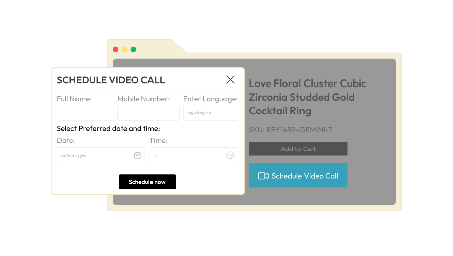 Book a Video Call or Appointment