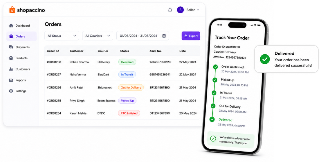 Shipping & Order Tracking