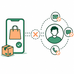 No Structured Customer Communication