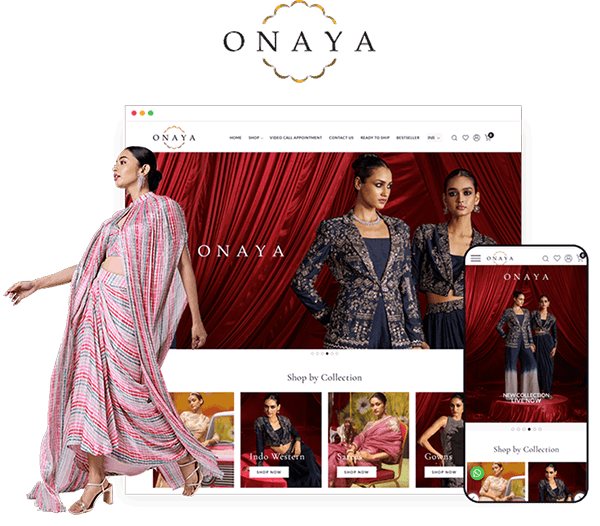 Onaya storefront built on Shopaccino