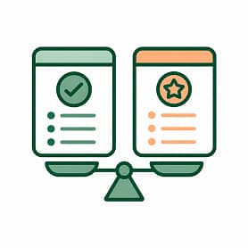 Comparing subscription price and ignoring the percentage cu