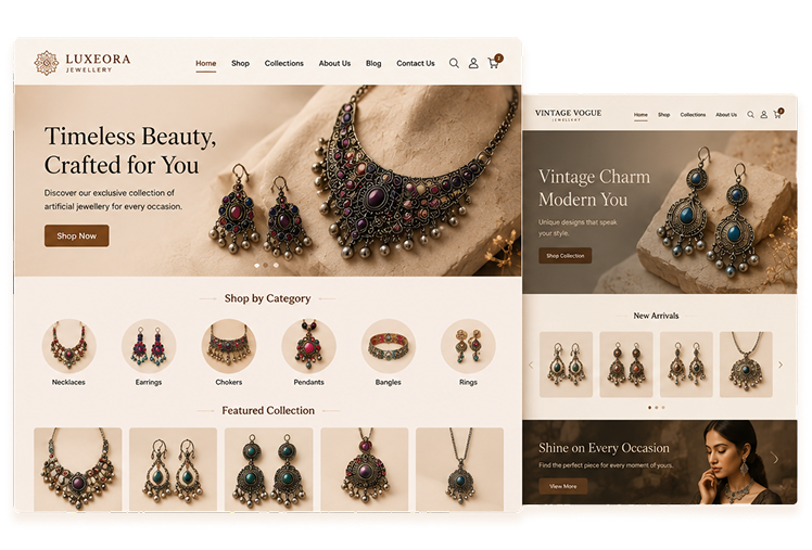 Jewellery-Focused Themes That Showcase Your Designs