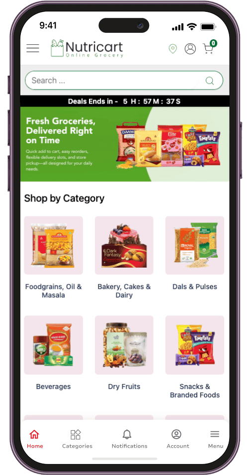 Shopaccino Grocery App Development