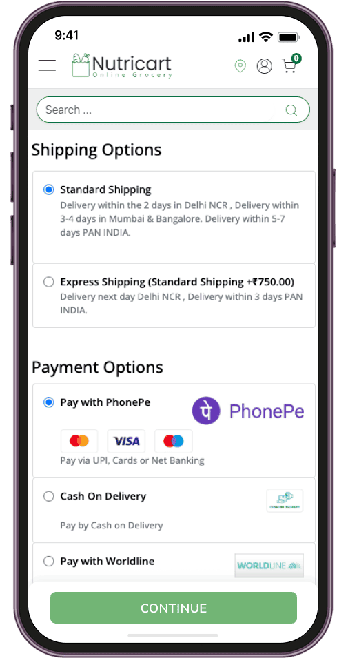 Shopaccino Grocery App Development