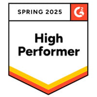 Shopaccino High Performer Spring 2025 Award