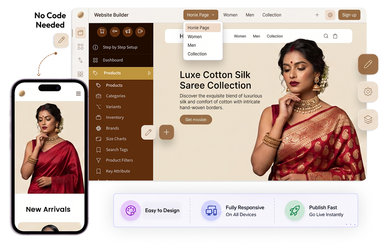 Build Your Online Store with a  Ecommerce Website Builder