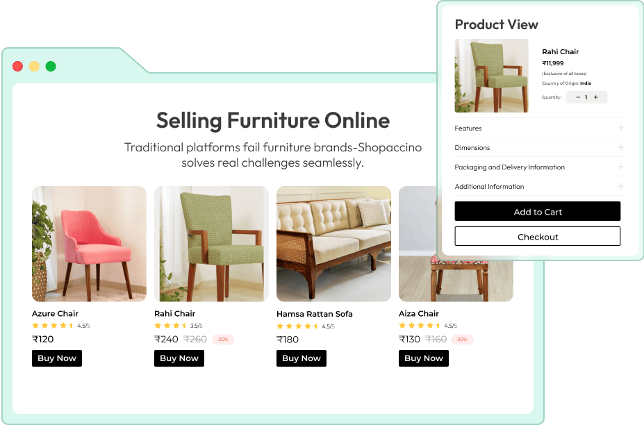 Selling Furniture Online is Complex