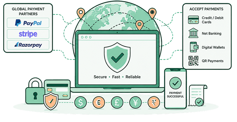 International Payment Gateway Support