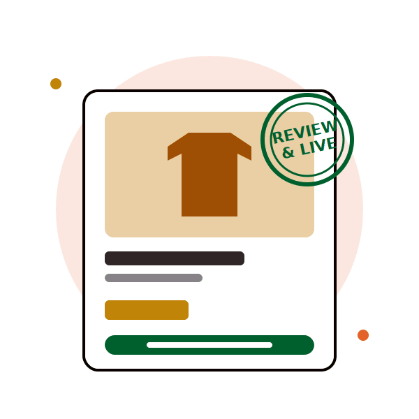 Vendor Product Listings Go Through Your Review