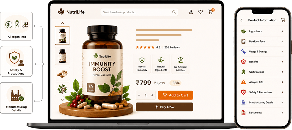 Detailed Product Information System